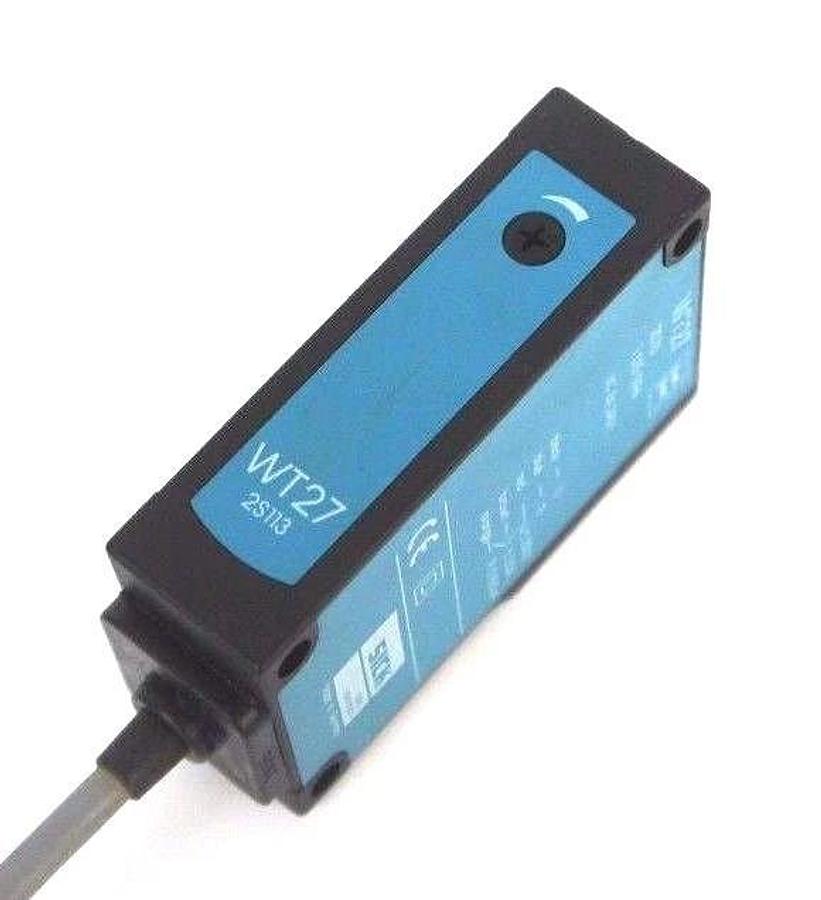 Used SICK WT27-2S113 PHOTOELECTRIC PROXIMITY SWITCH 100-1500 MM RANGE 1-015-094
