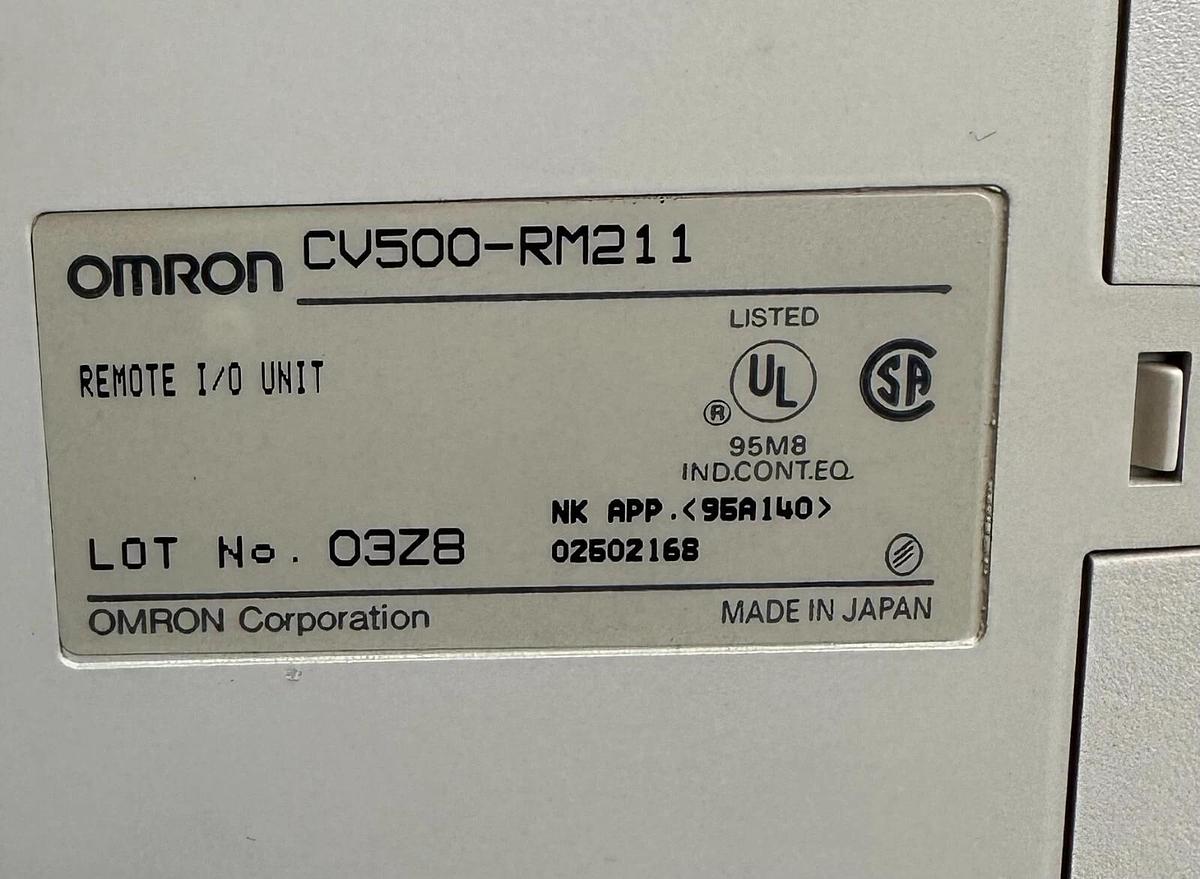 Used OMRON CV500-RM211 / CV500RM211 REMOTE I/O UNIT