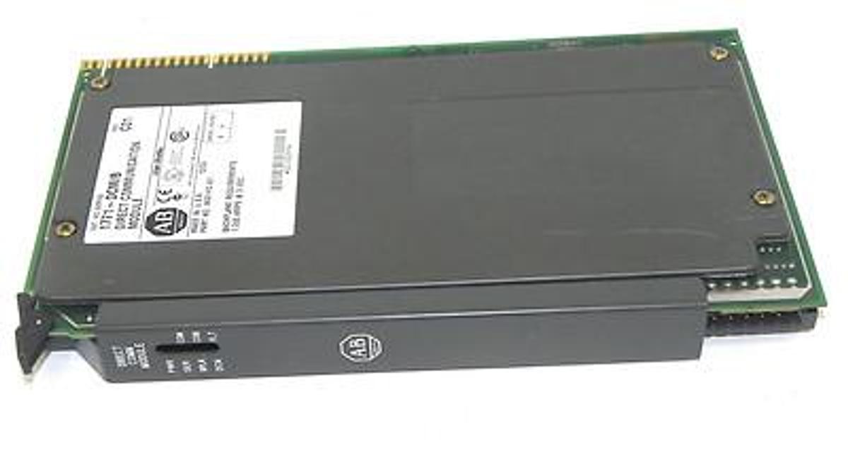 Used ALLEN BRADLEY 1771-DCM/B DIRECT COMMUNICATION MODULE REV. C01 P/N: 96221472 A01