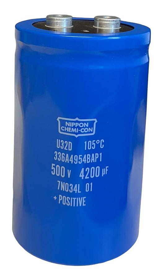 Used NIPPON CHEMI-CON 336A4954BAP1 / 100001257 CAPACITOR 4200uF 500V U32D NSNP