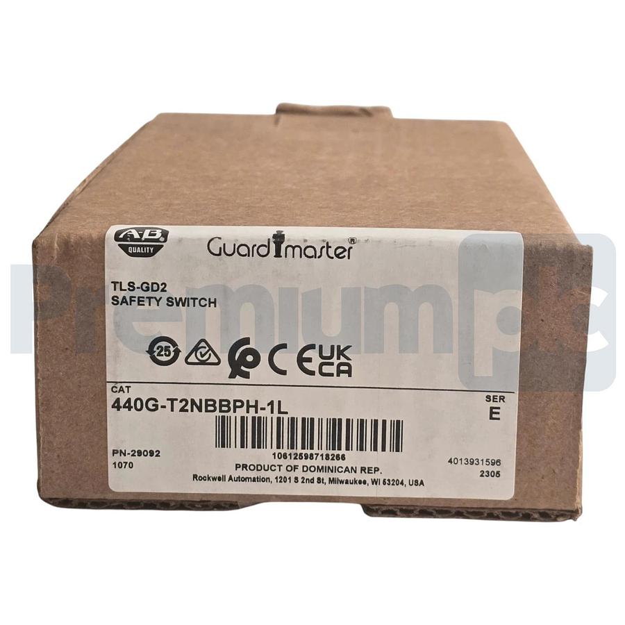 Opened Pre-Owned Allen Bradley 440G-T2NBBPH-1L Guardmaster TLS-GD2 Safety Switch