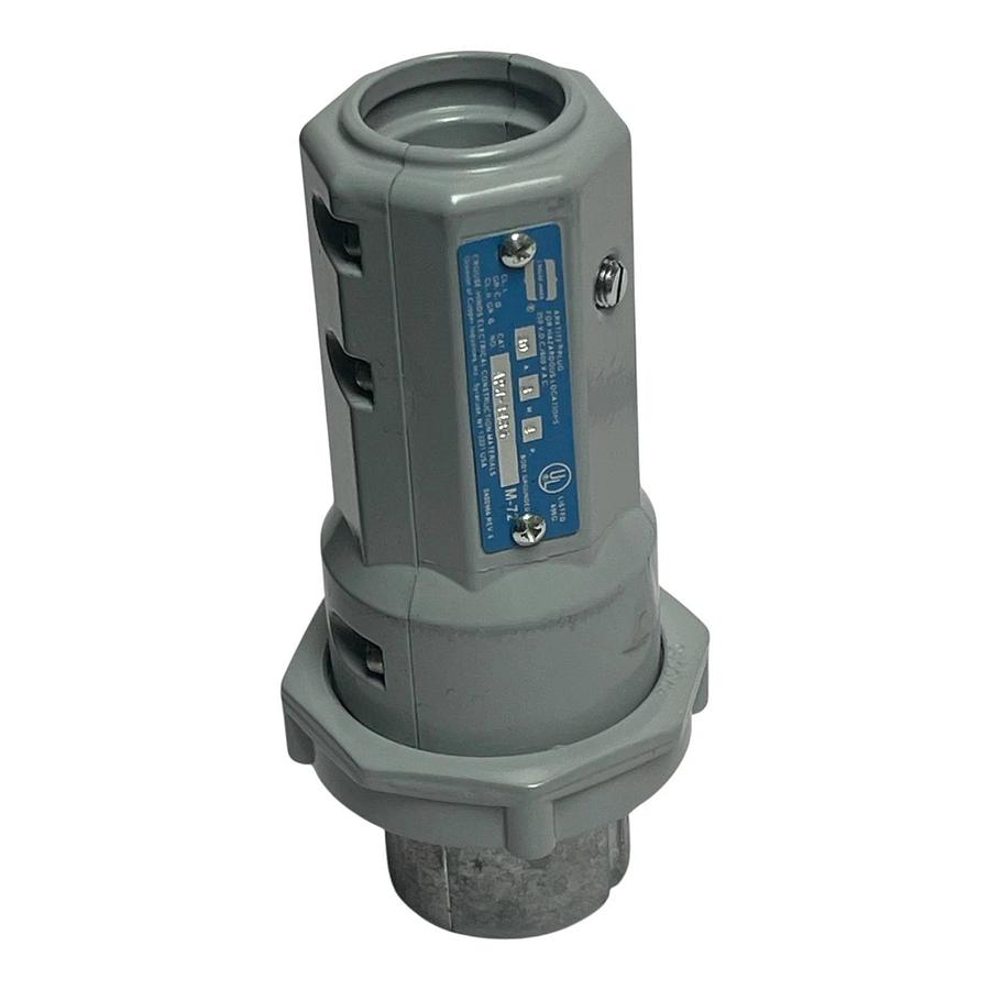 Crouse-Hinds Arktite APJ3485 30A 600V Heavy Duty Plug - New Surplus