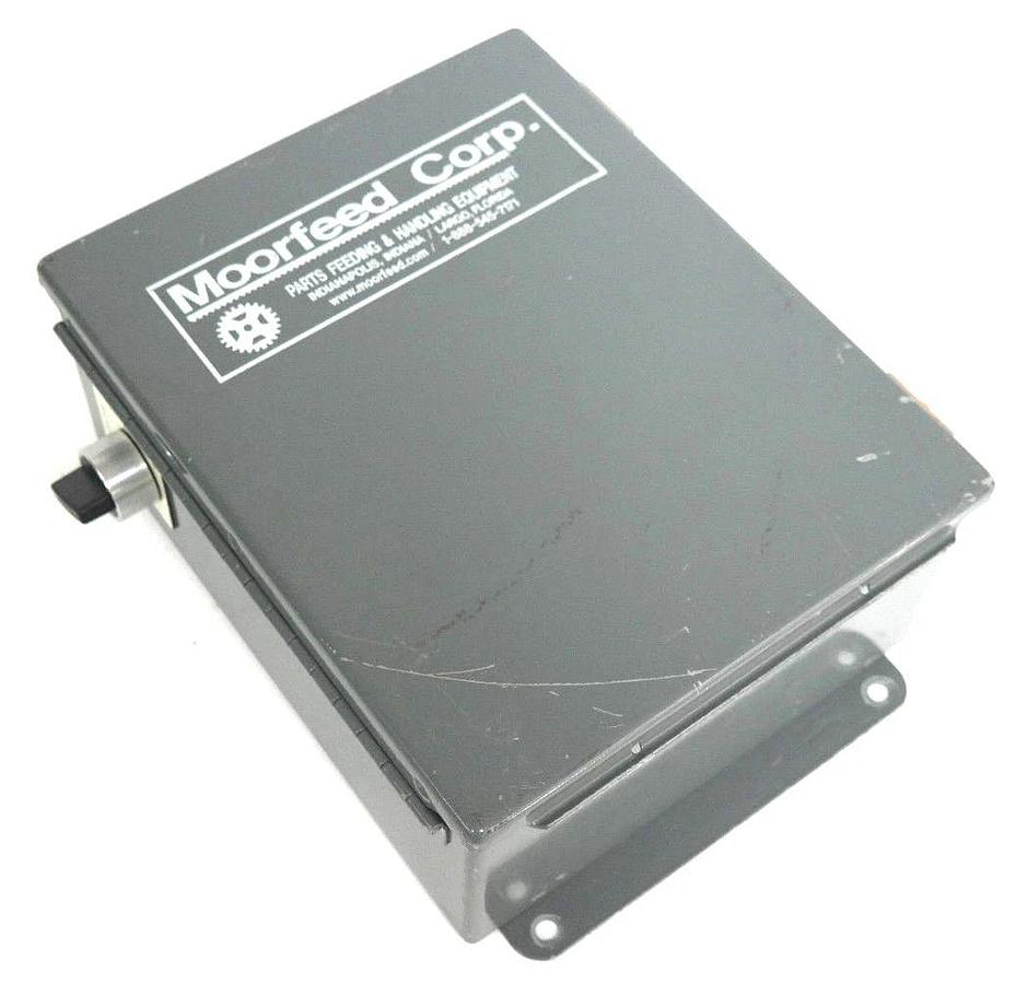 Used MOORFEED CORP. 441026 CONTROL PANEL A-1008CH ENCLOSURE