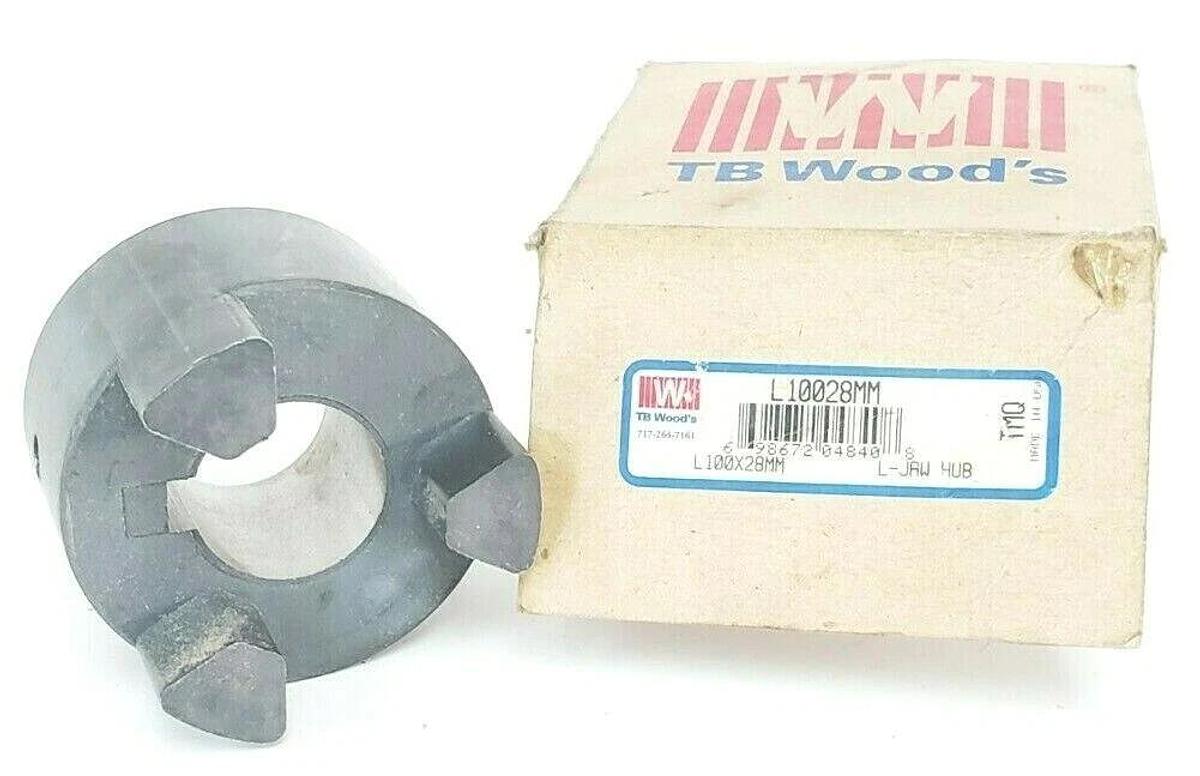 NIB TB WOODS L10028MM JAW COUPLING L100X28MM