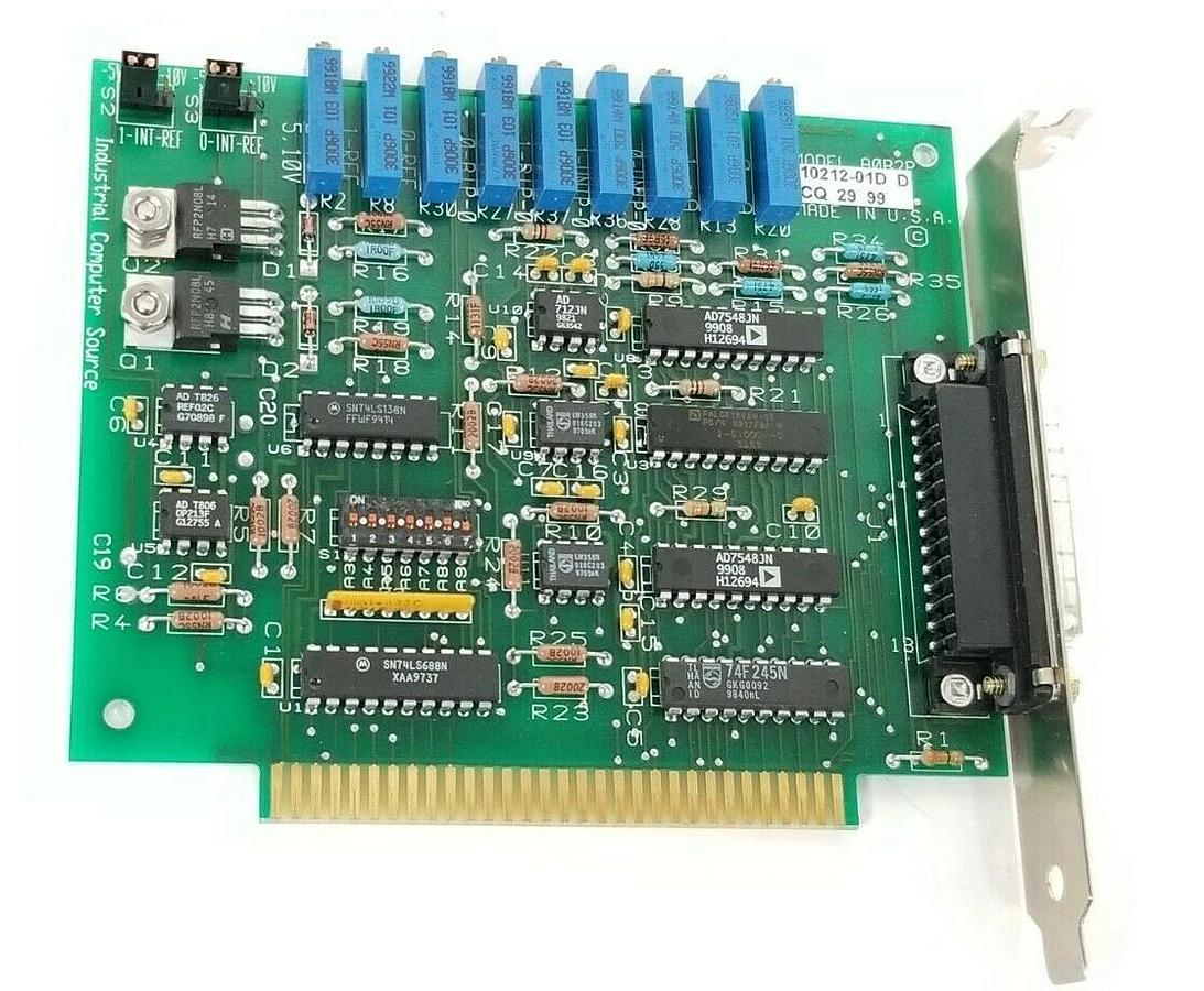 Used INDUSTRIAL COMPUTER SOURCE A0B2P COMMUNICATION BOARD 10212-01D