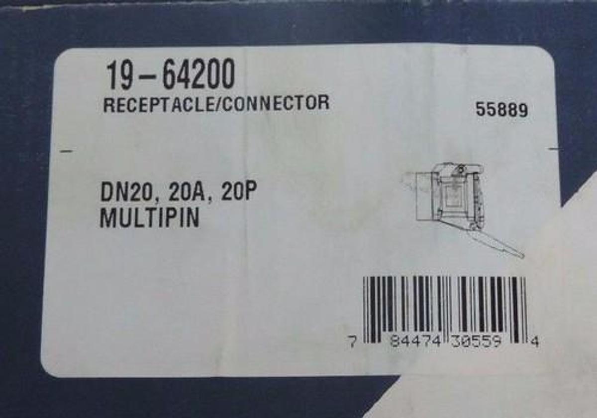 Used NIB MELTRIC 19-64200 DN20 CONNECTOR RECEPTACLE 1964200