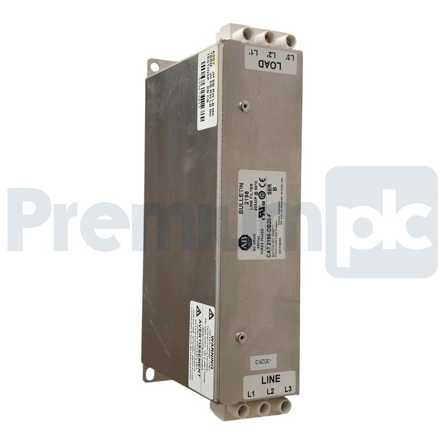 Used Allen-Bradley 2198-DB20-F /B Kinetix 5500 AC EMC Line Filter 20A 3-Ph 2198DB20F