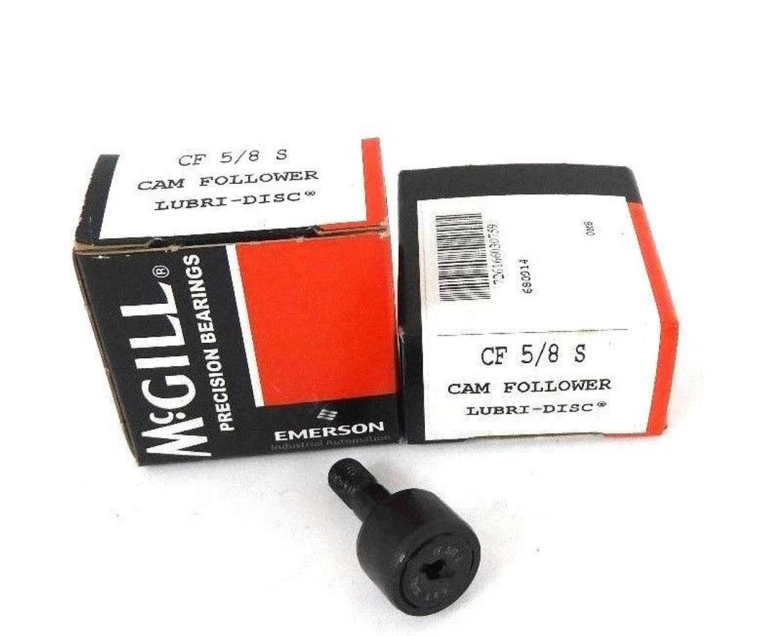 Used LOT OF 2 NIB MCGILL CF-5/8-S CAM FOLLOWERS CF58S