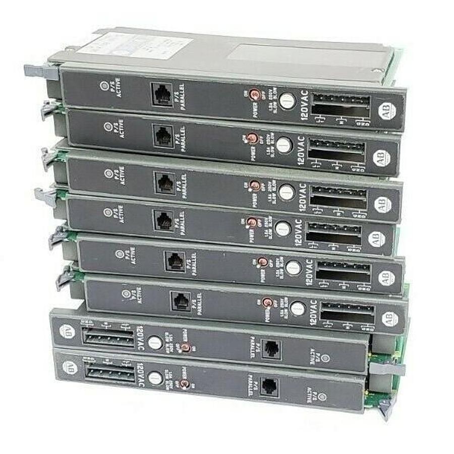 Used LOT OF 8 ALLEN BRADLEY 1771-P4S AC POWER SUPPLY MODULES 120V