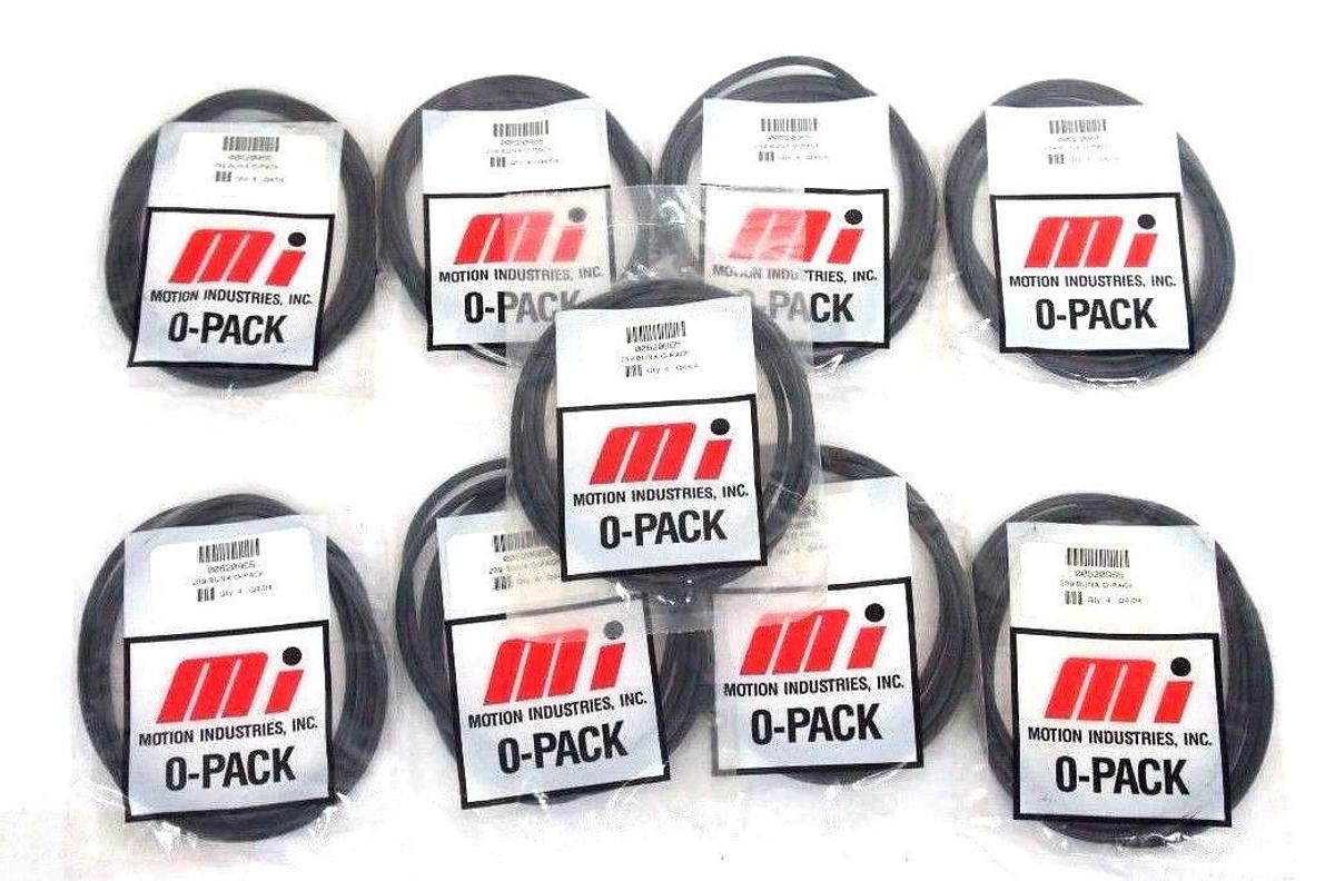 Used LOT OF 9 NEW MOTION INDUSTRIES 00620965 O-PACKS 239 BUNA (9 BAGS OF 4)