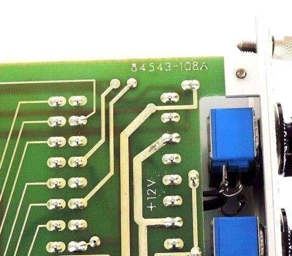 Used RELIANCE ELECTRIC 107172-001V BOARD 107172001V 84543-108A 0-48652