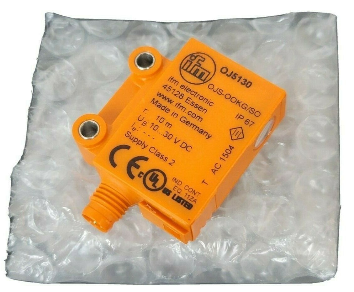 Used NEW IFM EFECTOR OJS-OOKG/SO/AS THROUGH-BEAM SENSOR TRANSMITTER OJ5130 (NO BAG)