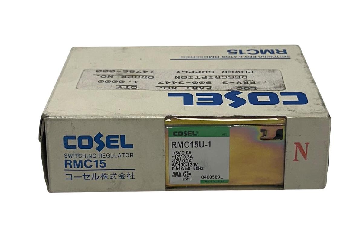 Used COSEL RMC15U-1 / RMC15U1 SWITCHING REGULATOR RMC15 POWER SUPPLY 100-120V NSMP