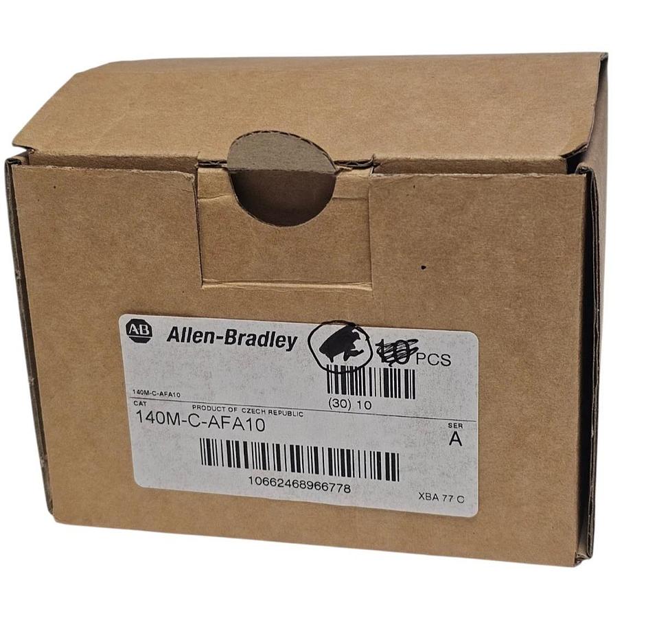 Used BOX OF 10 NEW ALLEN BRADLEY 140M-C-AFA10 AUXILIARY CONTACTS 140MCAFA10 SER. A