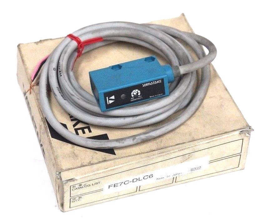 NIB YAMATAKE FE7C-DLC6 PHOTOELECTRIC DIFFUSED LIGHT/DARK HORIZONTAL FE7C-DLC6