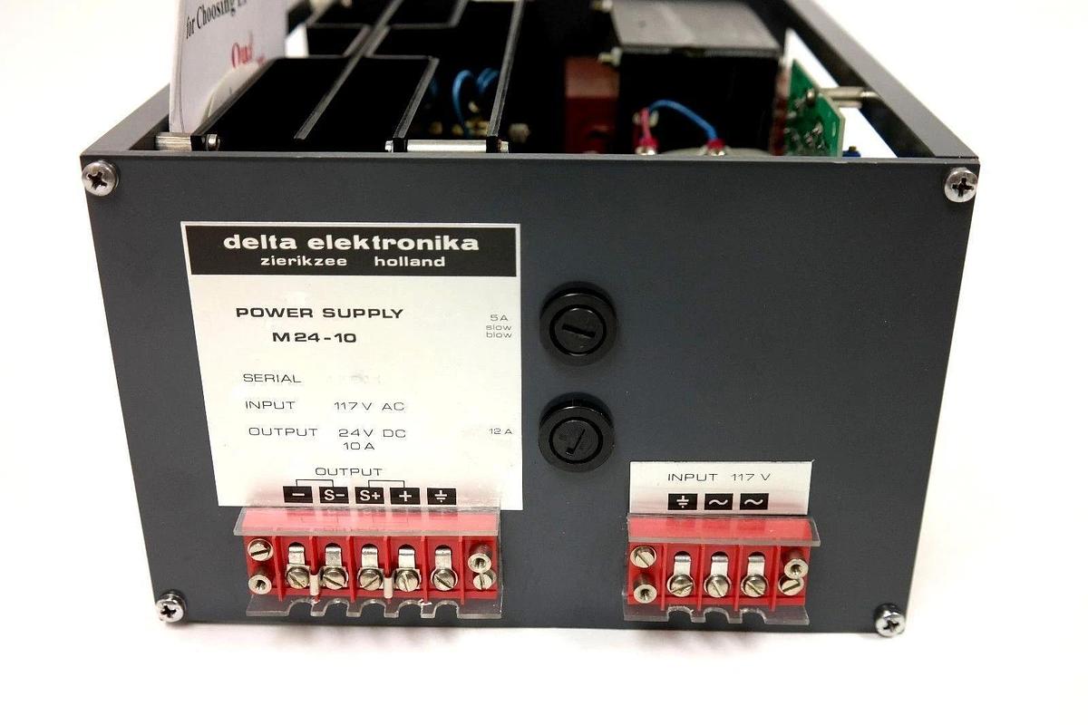 Refurbished REPAIRED DELTA ELEKTRONIKA M24-10 POWER SUPPLY 117VAC 24VDC 10A M2410