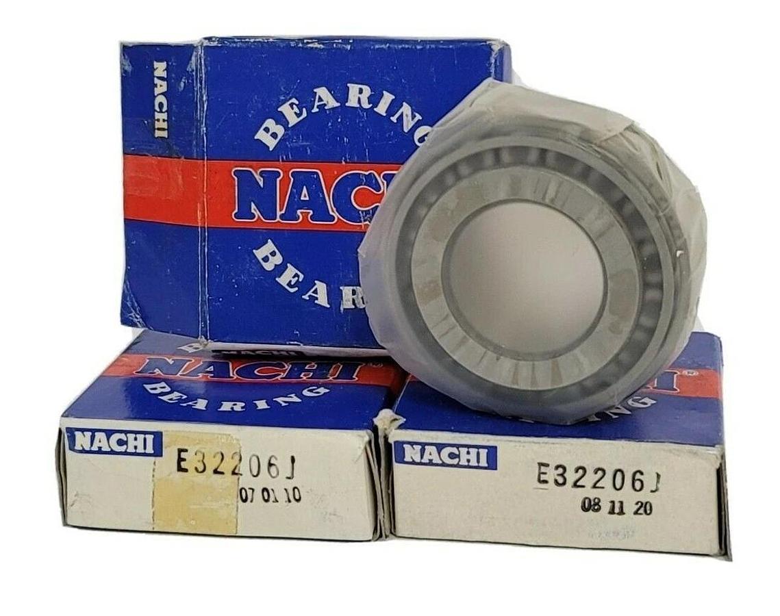 Used LOT OF 3 NIB NACHI E32206J BEARINGS