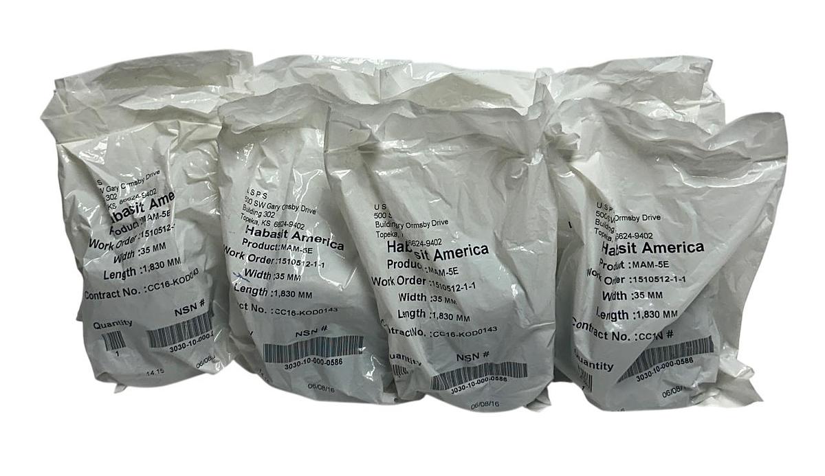 8 HABASIT AMERICA MAM-5E / MAM5E CONVEYOR BELTS W: 35mm L: 1,830mm OEM NSFS