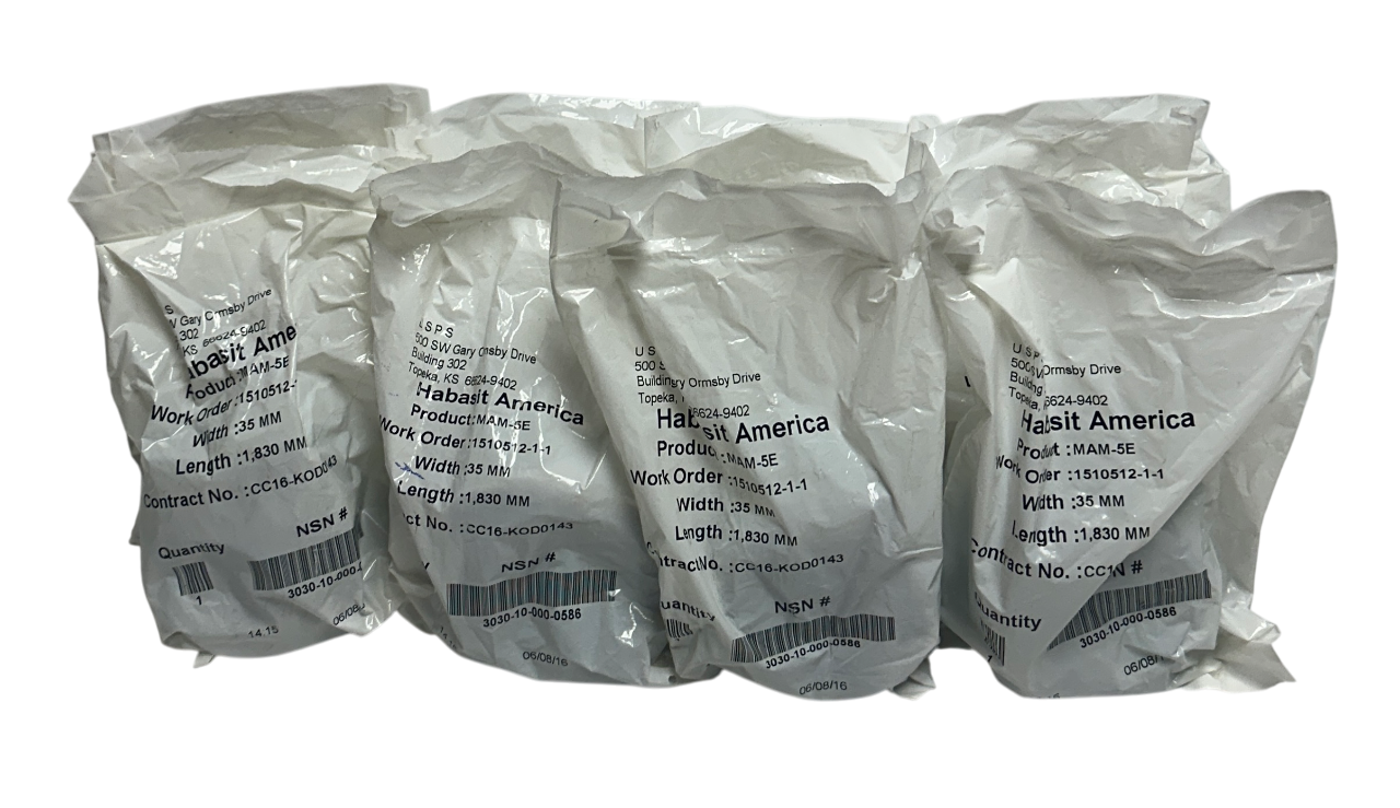 8 HABASIT AMERICA MAM-5E / MAM5E CONVEYOR BELTS W: 35mm L: 1,830mm OEM NSFS