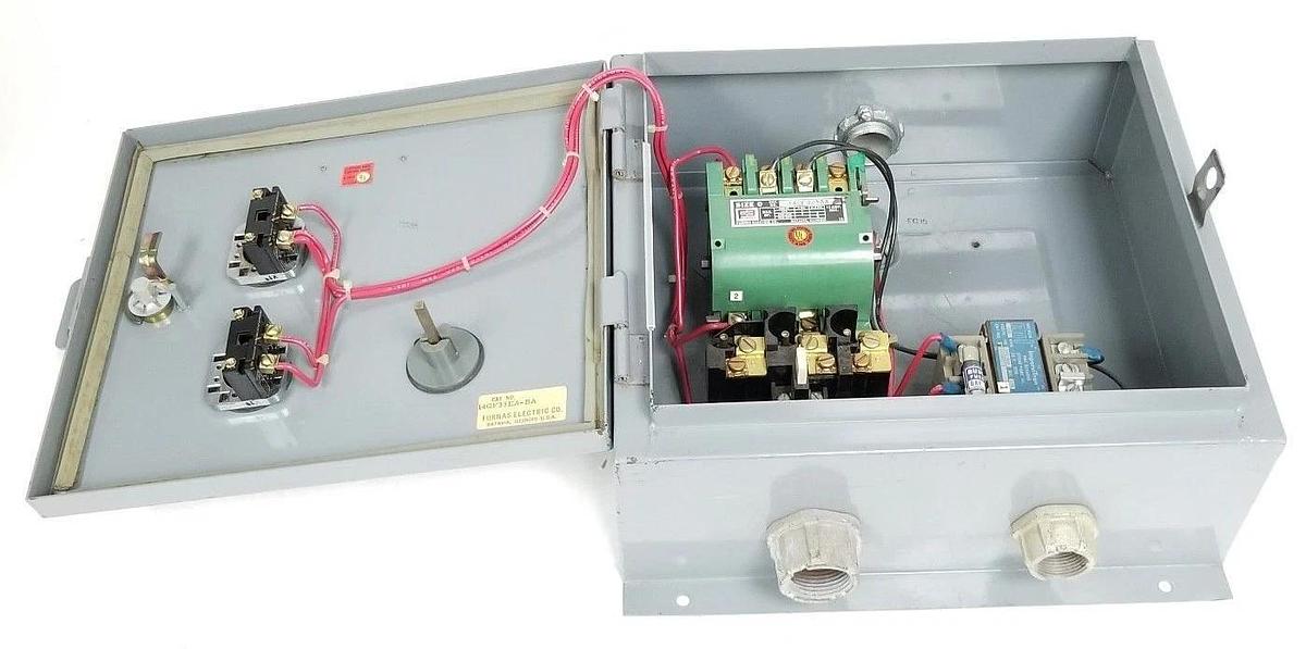 Used FURNAS ELECTRIC 14CF33EA-BA STARTER ASSEMBLY 14CF32AAA 18AMP, B050BTZ13