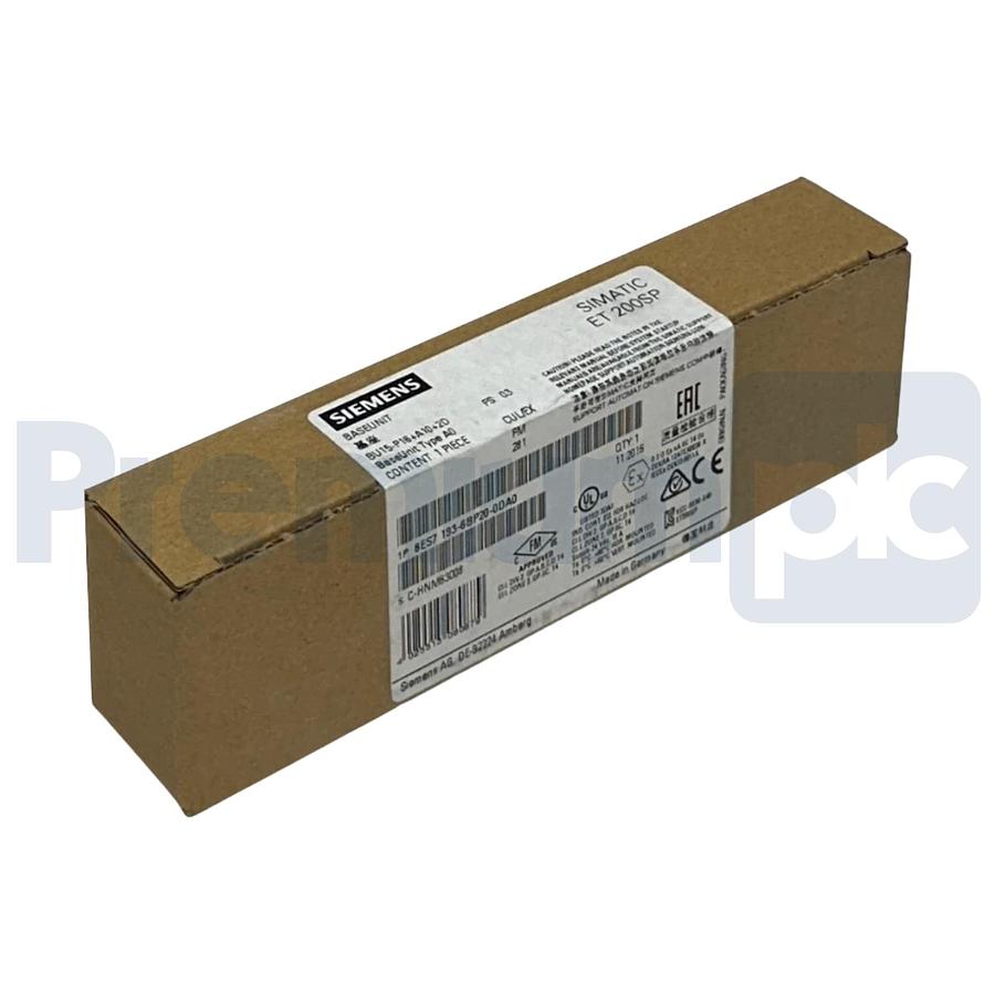 SIEMENS 6ES7193-6BP20-0DA0 | 6ES7 193-6BP20-0DA0 SIMATIC ET 200SP BaseUnit NSFS