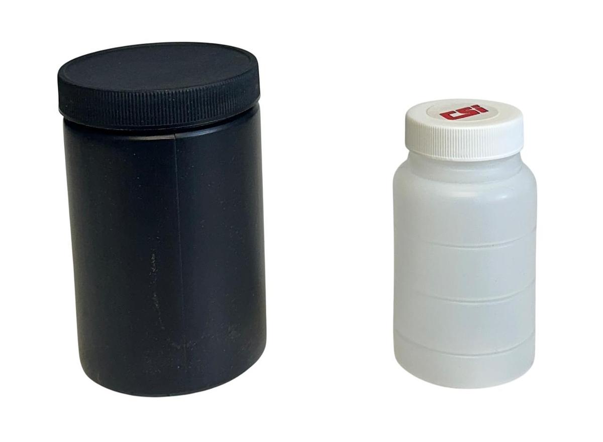 Used 24 COMPUTATIONAL SYSTEMS INC CSI 2090-2 / 20902 OIL SAMPLE BOTTLES BLACK NSMP