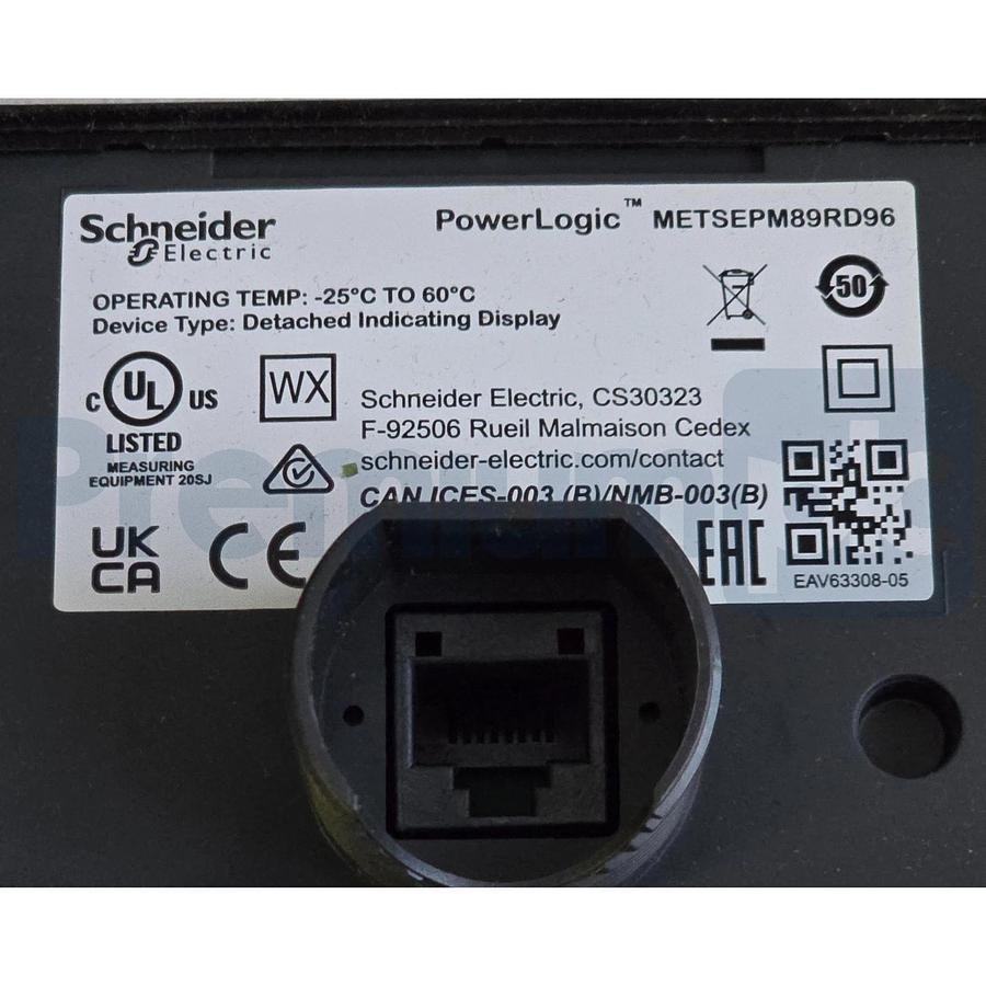 Schneider METSEPM8213 PowerLogic PM8000 Power Quality Meter w/METSEPM89RD96 NSNP