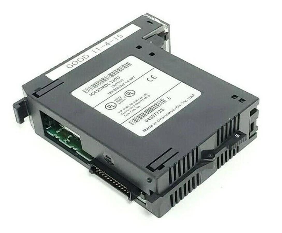 Used GE FANUC IC693MDL330D OUTPUT MODULE 120/240VAC,1A, 8 PT, IC693MDL330
