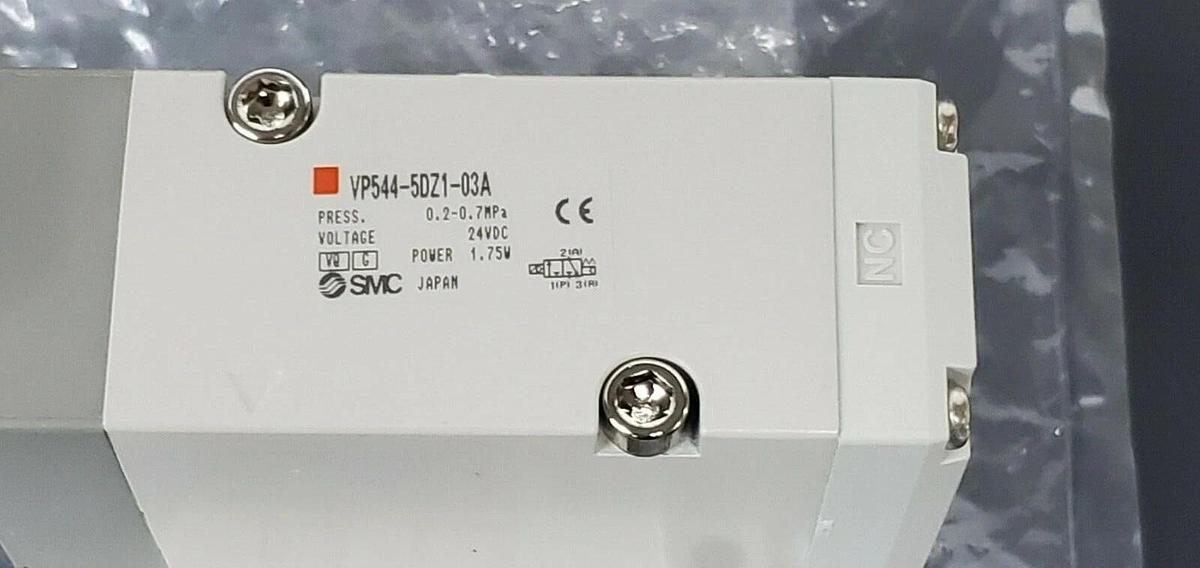 NIB SMC VP544-5DZ1-03A 3 PORT POPPET TYPE VALVE 24VDC, VP5445DZ103A