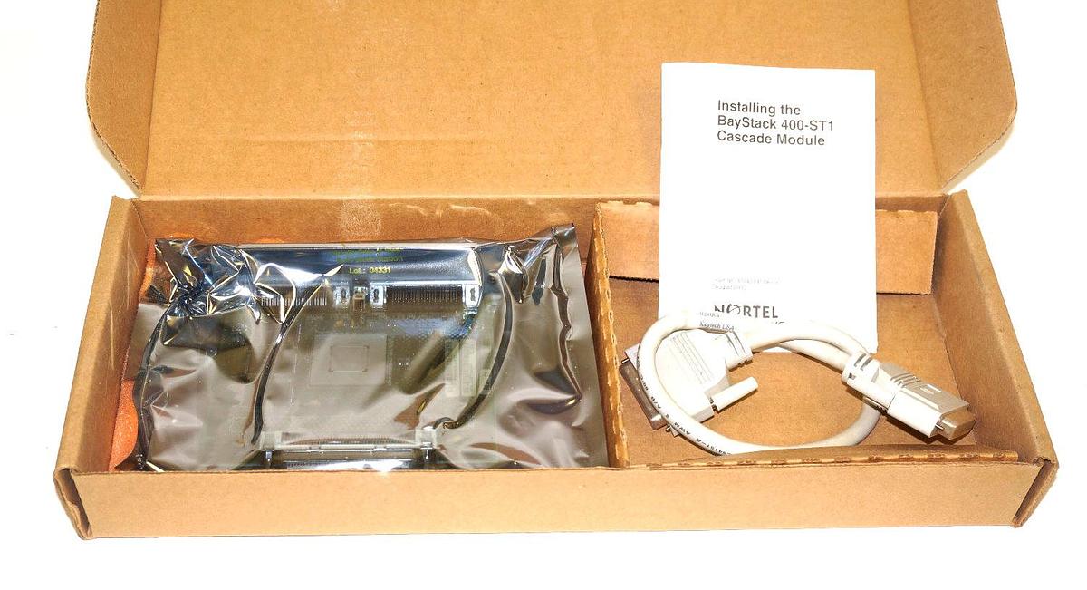 Used NIB NORTEL 303735-BR06 NETWORK CARD BAYSTACK 400-ST1 MDA, AL2033010 HDW: 01