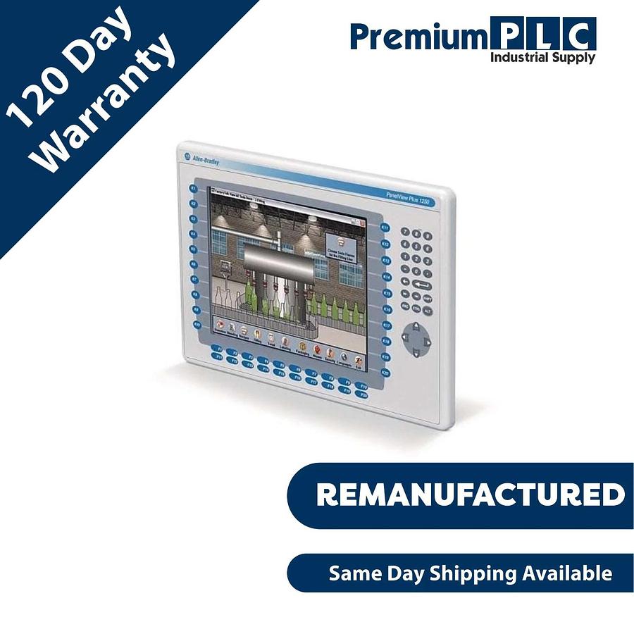 Refurbished REMAN. ALLEN BRADLEY 2711P-K12C4D1 /A PanelView Plus 1250 COLOR 2711P-RDK12C