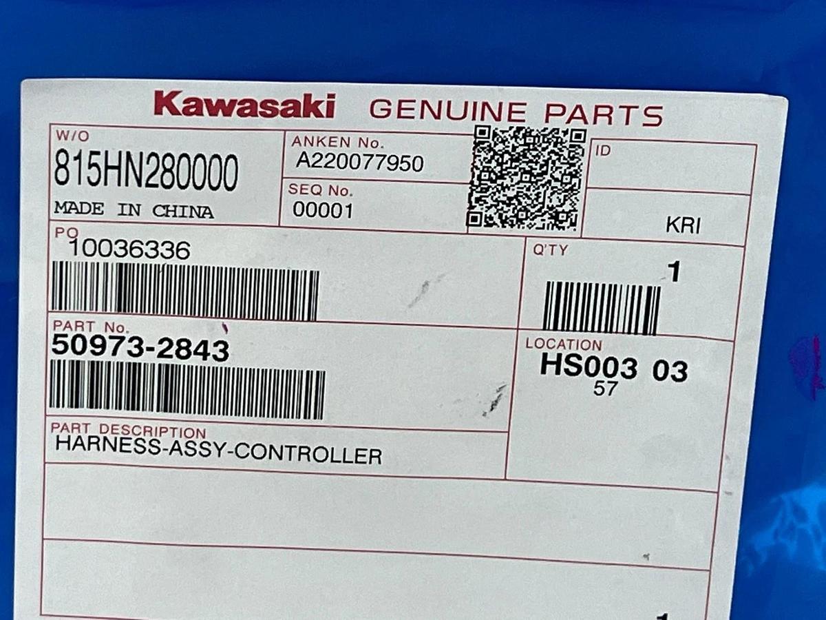 NMB 4710KL-05W-B59 24V DC Fan Kawasaki Robot Controller 50973-2843 New Surplus
