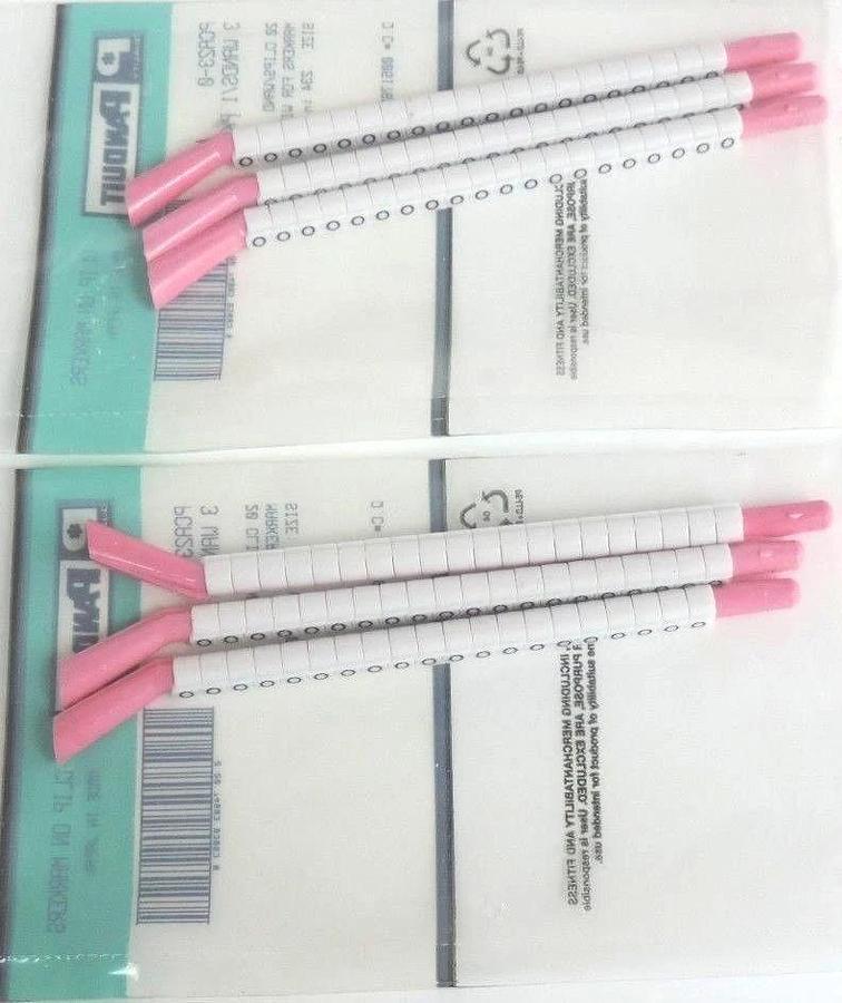 Used 2 PKS PANDUIT PCA23-0 CLIP ON (0) WIRE MARKERS 3 WANDS 20 CLIPS-WAND .234"-.367"