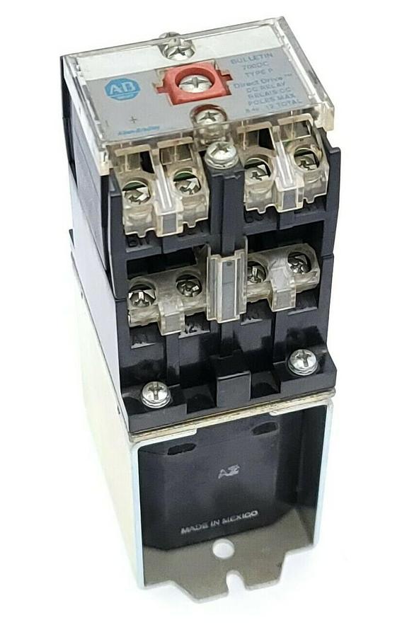 Used ALLEN BRADLEY 700DC-P800Z24 SER. E DC RELAY 24V, 700DCP800Z24