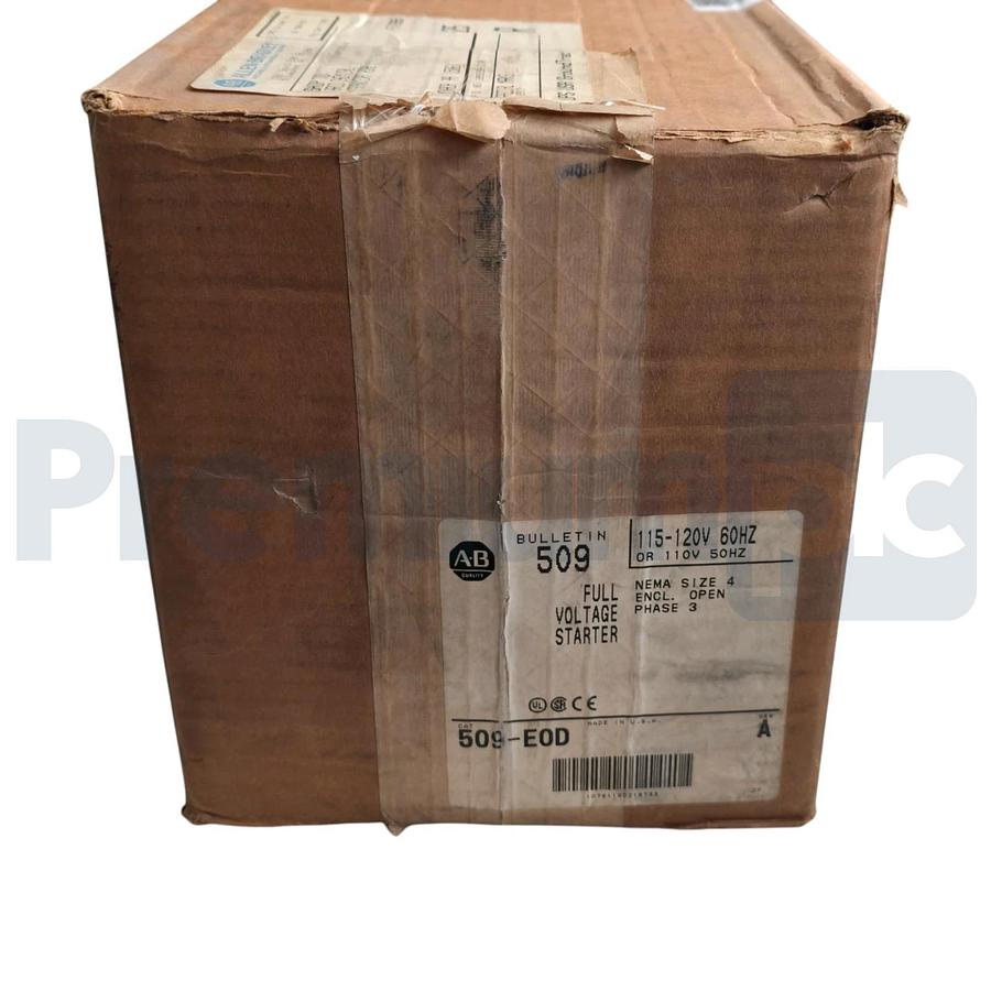 Allen Bradley 509-EOD /A | 509 NEMA Size 4 Motor Starter 135A 110/115-120V Coil