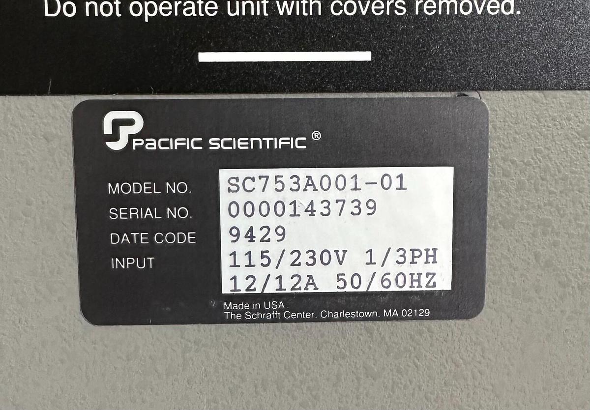 Used For Parts PACIFIC SCIENTIFIC SC753A001-01 / SC753A00101 SERVO DRIVE SC750