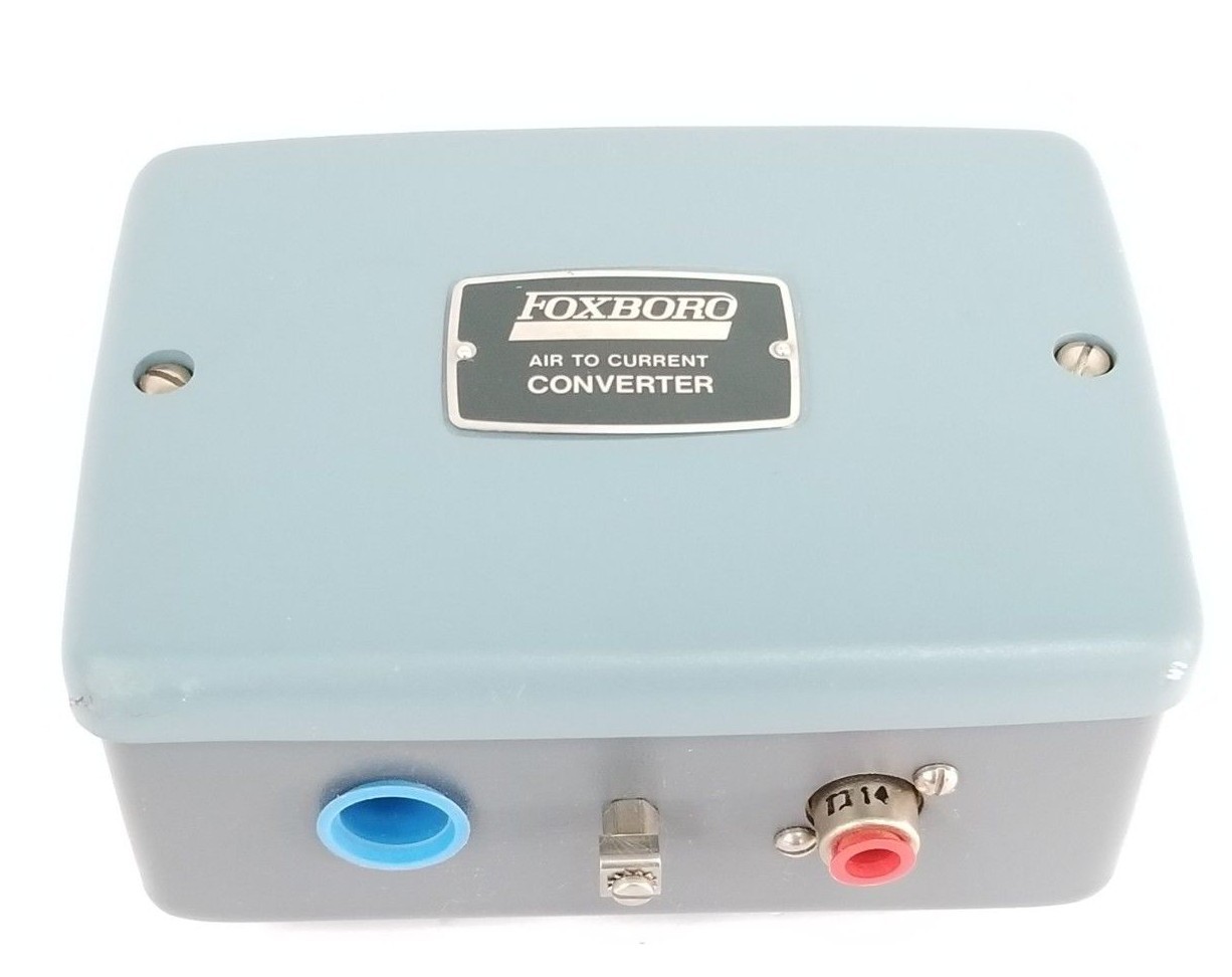 Used NEW FOXBORO E92-FFN2H AIR TO CURRENT CONVERTER STYLE: A 63-100VDC 3-15PSI
