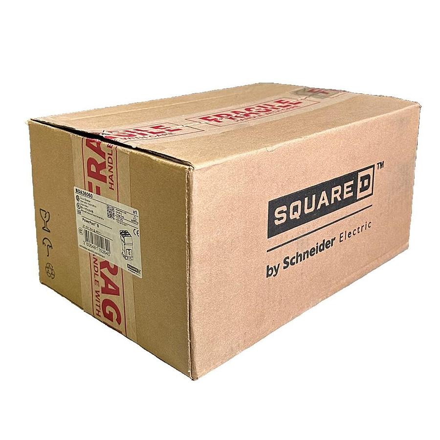 Used NEW SQUARE D BDA36060 PowerPact B CIRCUIT BREAKER 3P 60A 18kA @ 480V BD060