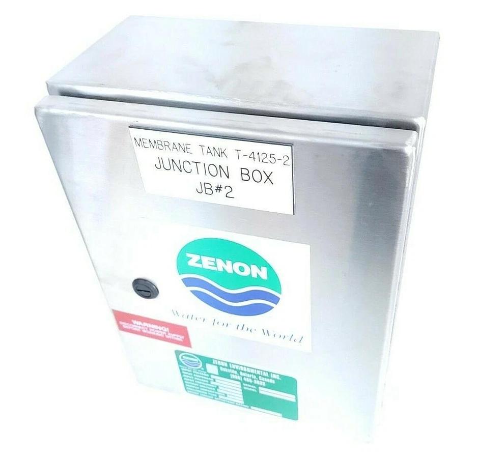 Used NEW ZENON ENVIRONMENTAL 200131-JB#2 ENCLOSURE TYPE NEMA4X 120VAC 3A