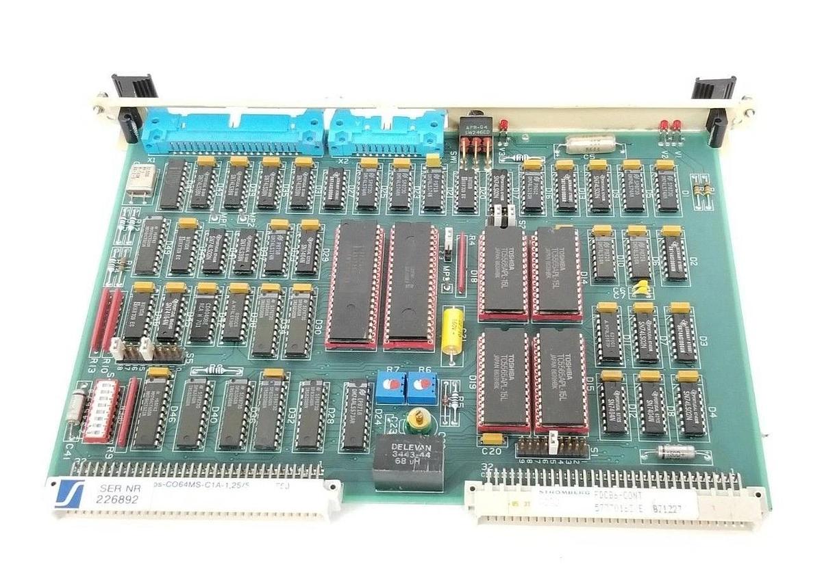 Used ABB / STROMBERG FDC86-CONT FLOPPY DISK CONTROLLER 57770163 5761168-5C MT746