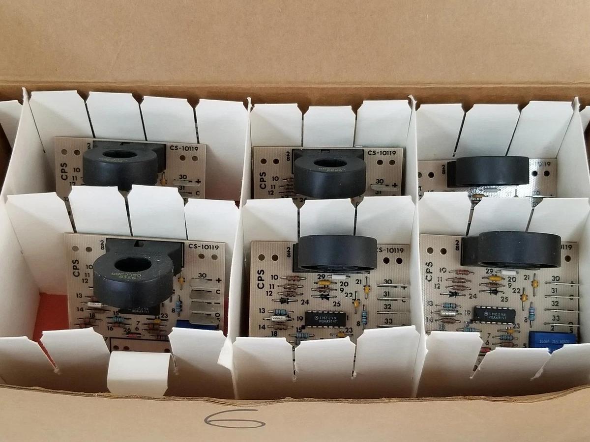 Used LOT OF 6 NIB HONEYWELL / MICROSWITCH CSLC2BG CURRENT SENSOR BOARDS CS-10119