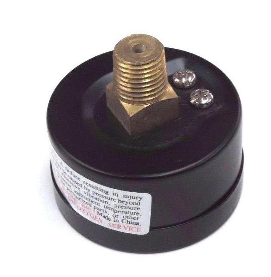 Used NIB PIC GAUGES SE-102D-204F, 2'', 1/4NPT CBM, 0-160PSI/KPA/BAR, SE102D204F