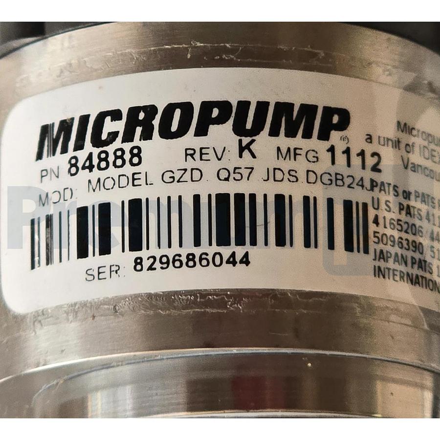 Domino 36610 | 36610RE RFB Pumphead Type 1 Peristaltic DCP Pump Head NSMP