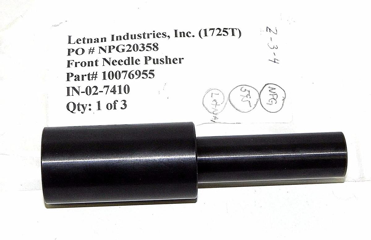 Used NEW LETNAN INDUSTRIES IN-02-7410 FRONT NEEDLE PUSHER IN027410