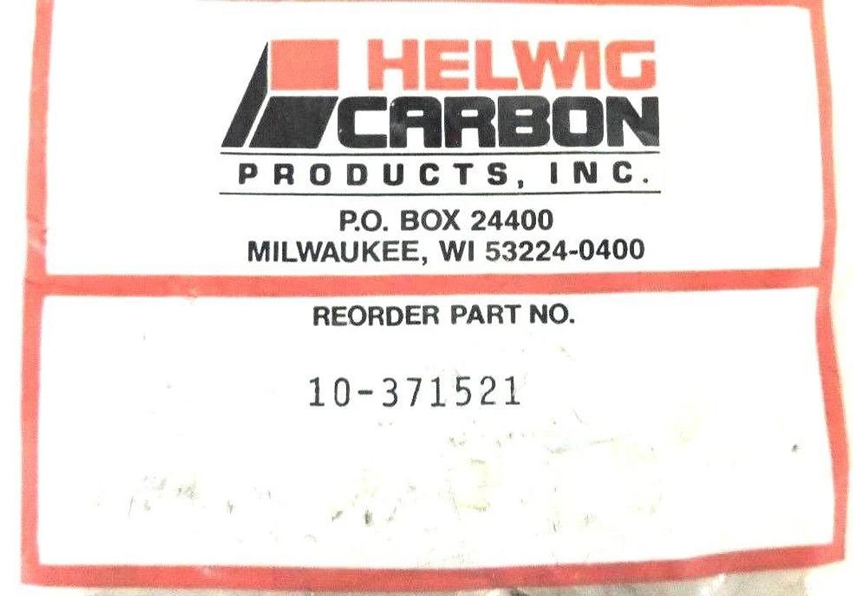 BAG OF 2 NEW HELWIG CARBON 10-371521 CARBON BRUSHES 10371521