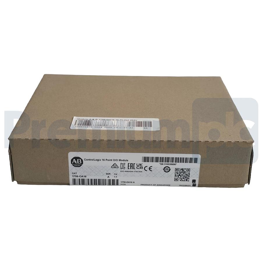 Used Allen-Bradley 1756-OA16 /A ControlLogix 16-Pt Digital Output Module FW 3.3 NSFS