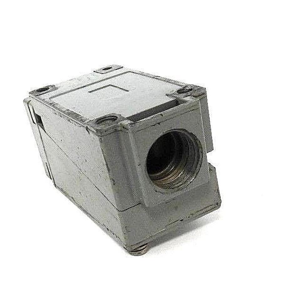 Used SQUARE D 9007-B54E LIMIT SWITCH TOP PUSH ROD PLUNGER W/1NO-1NC CONT., SER. A