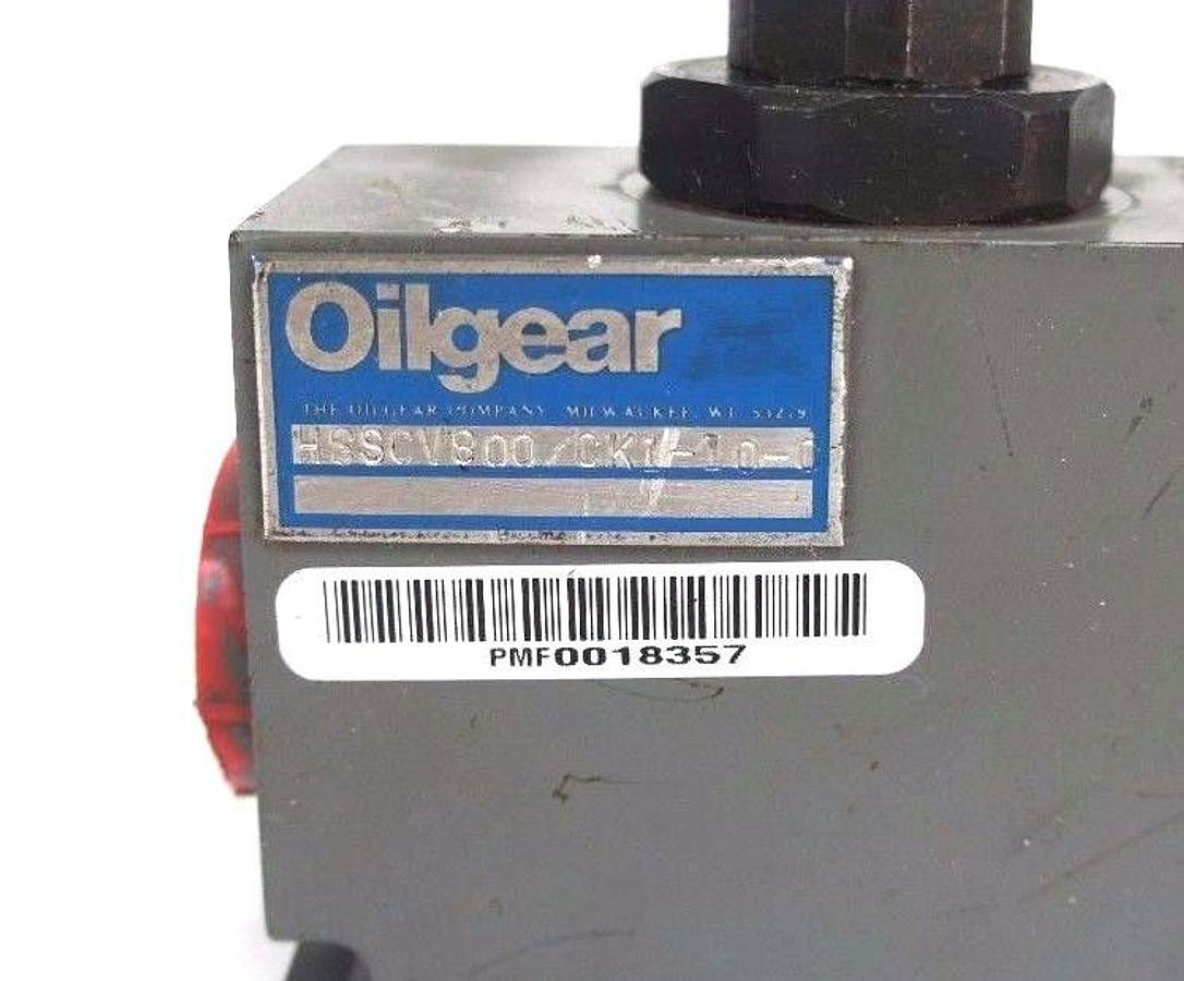 Used OILGEAR HSSCV800/CK1-10-0 CHECK, SHUTTLE VALVE HSSCV