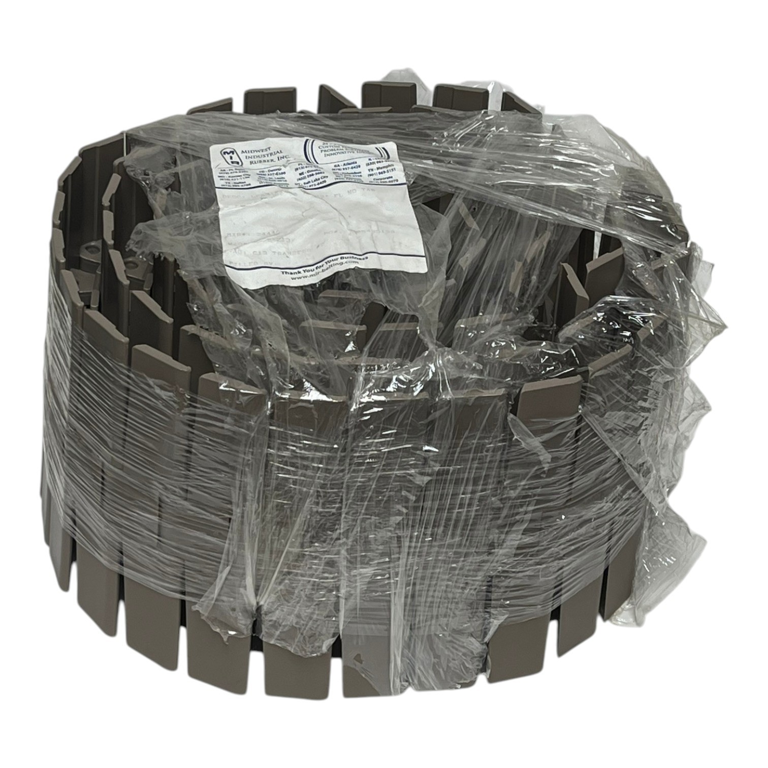Used MIR LF831K0750 7-1/2" W x 10 Ft Long Flat Conveyor Belt No Tab New Surplus