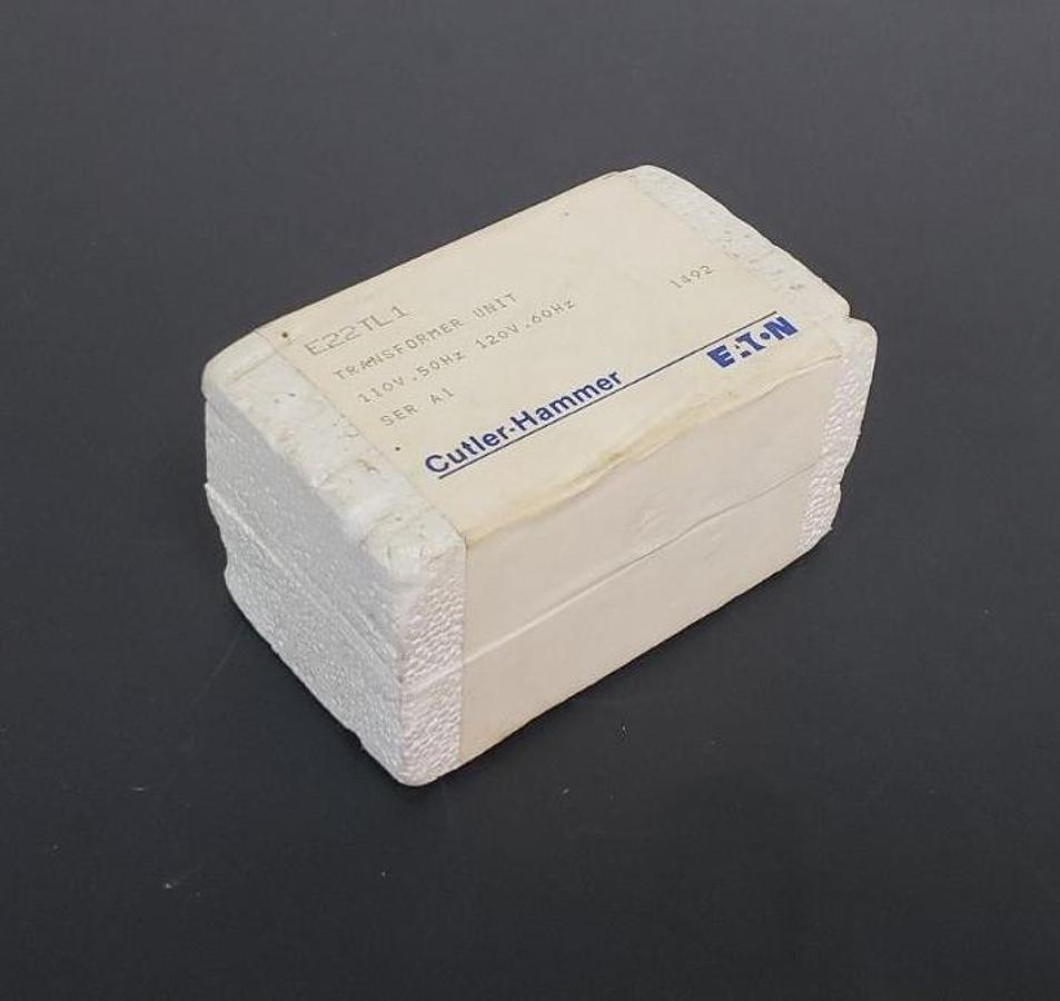 Used NEW EATON CUTLER-HAMMER E22TL1 TRANSFORMER UNIT SER. A1, 110V 50HZ, 120V 60HZ